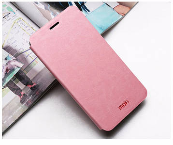Шкіряний чохол-книжка Mofi для MEIZU MX4 PRO рожевий