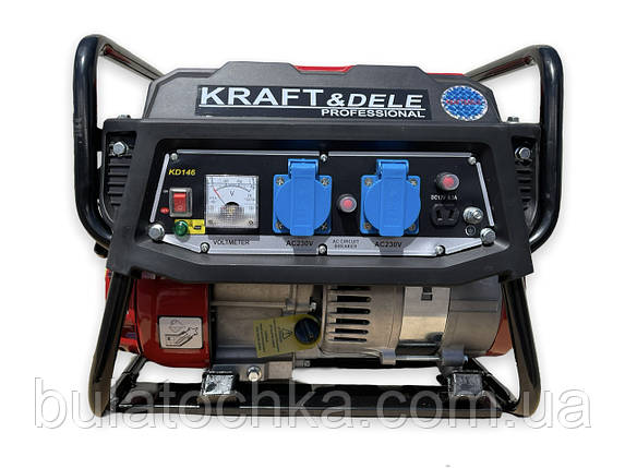 Генератор бензинового Kraft>Dele KD146 1,5 кВт, фото 1