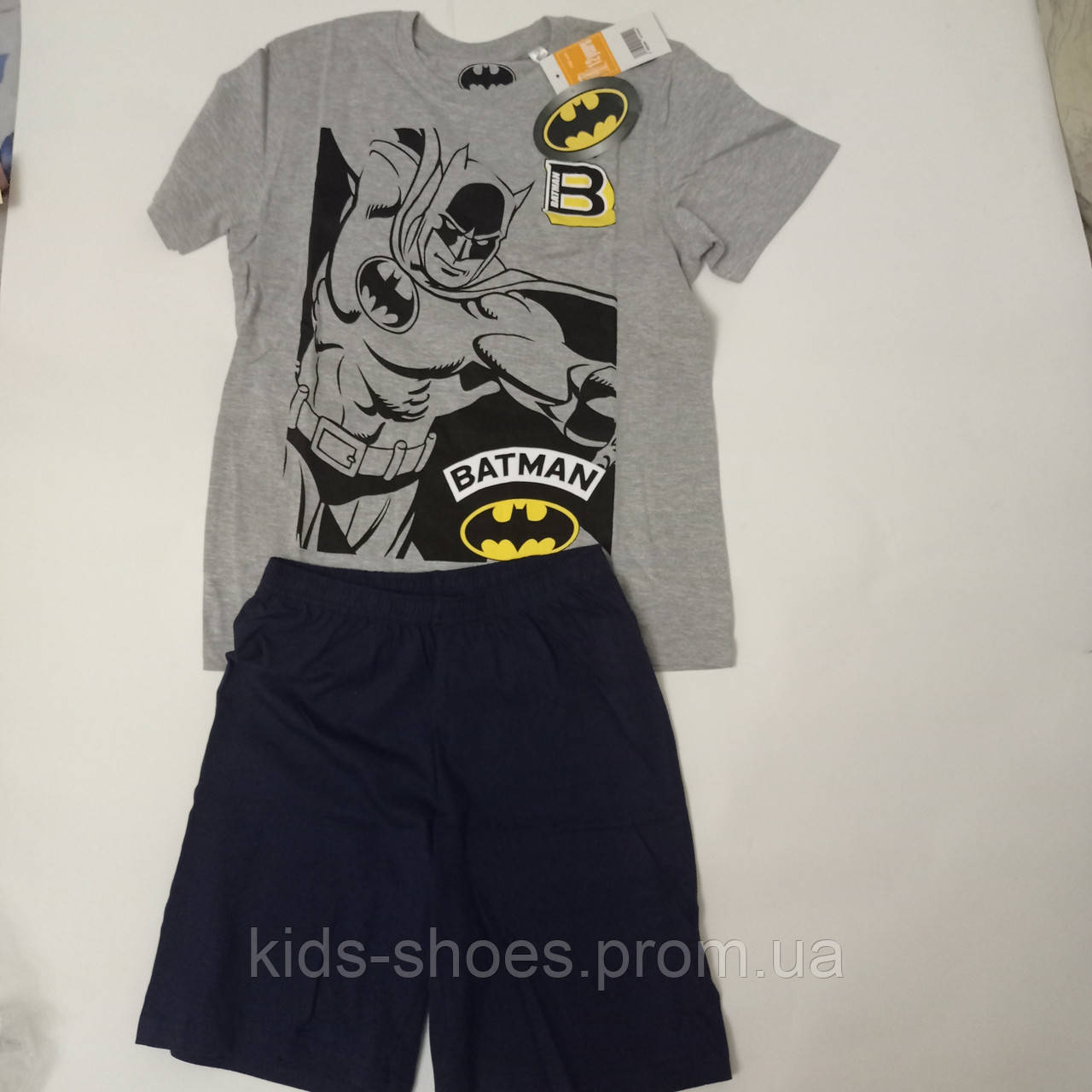 Модний комплект футболки та шорти Batman 12 років 152 зріст