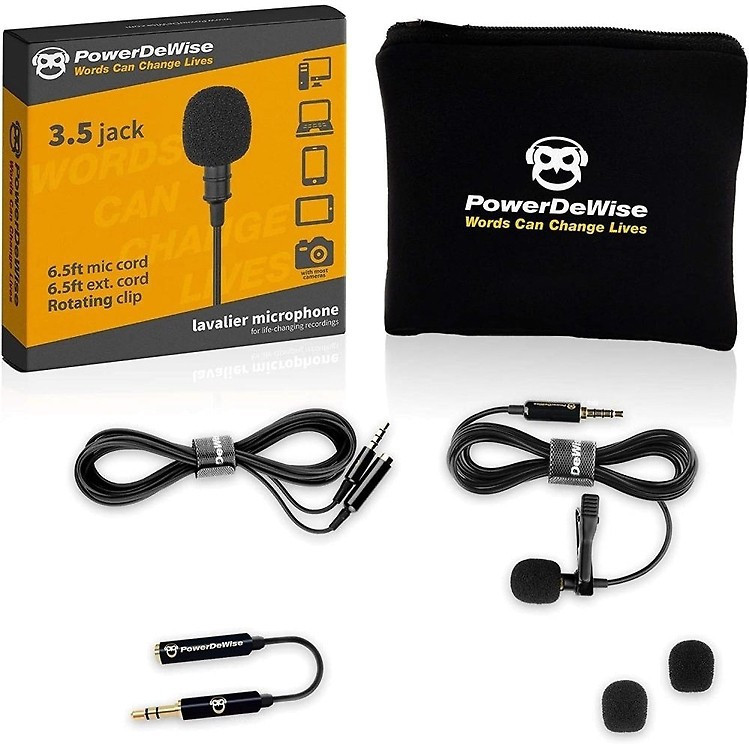 Мікрофон Powerdewise Lavalier Lapel Microphone (X001S5RMNF)