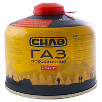 Газ Бутан "Сіла" 230 г/Картридж (Всесезонний) 680246 (24/ящи)