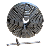 Патрон токарный 4-х кулачковый 400 мм прямые кулачки