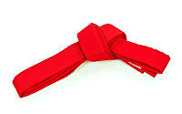 Пояс для кимоно Champion красный UR (хлопок+полиэстер, длина 260-300см)