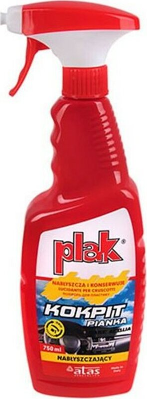 Поліроль торпедо матова Atas Plak Pianka, 750 мл, фото 1