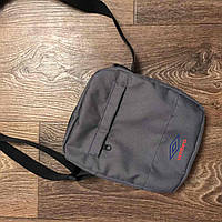 Сумка мессенджер Umbro, мужская сумка для мелких вещей серая