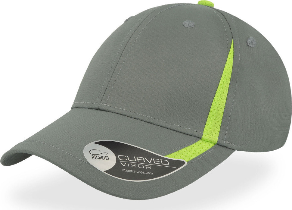 Кепка Atlantis JOGGING (Сірий із зеленим 58 см), фото 1