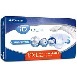 Підгузки для дорослих iD Expert Slip Extra Plus розмір XL, 30 шт (120-170 см)