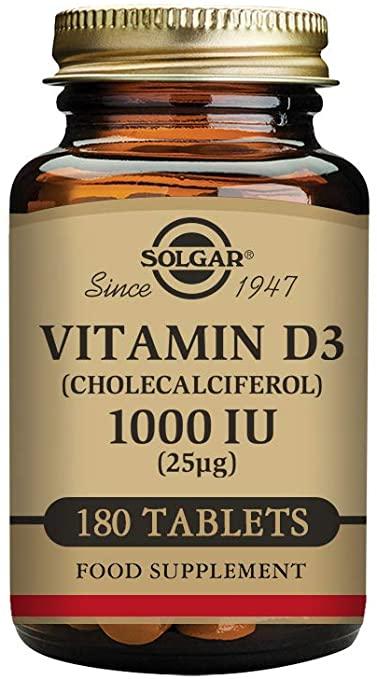Вітамін D3 Solgar Vitamin D3 1000 IU 180 tabs