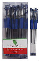 Ручка гелевая "ECO" 0.5мм, синяя, в упаковке 25шт