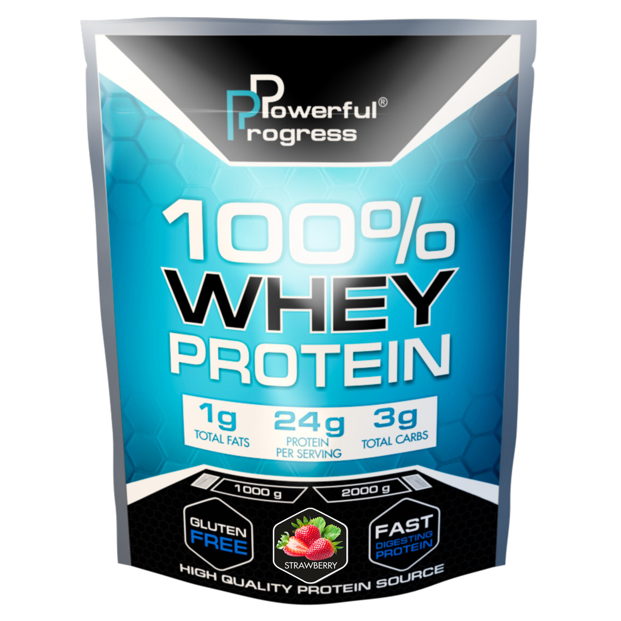 Протеин 100% Whey Protein 2000 g (Чорничний чізкейк)