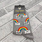 Шкарпетки високі весна/осінь Crazy Lama 777-74 Веселка Туреччина one size (37-40р) 30033379, фото 2