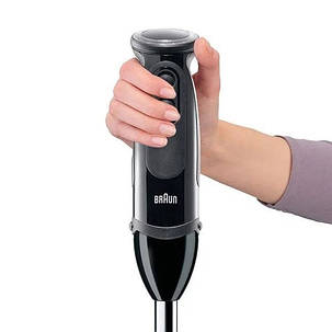 Моторний блок 1000W для блендера Braun 4191 MQ5237 MQ5277 чорний (7322119524) з регулюванням швидкості., фото 3