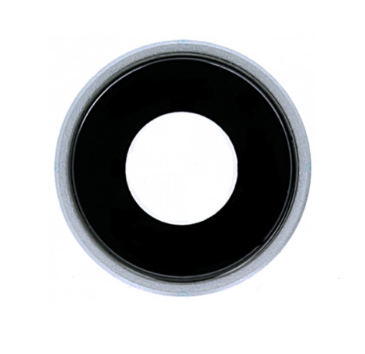 Скло камери з рамкою для смартфону Iphone XR, білий