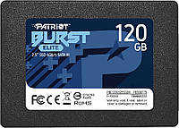 Накопитель твердотельный SSD 120GB Patriot Burst Elite 2.5" SATAIII TLC (PBE120GS25SSDR)