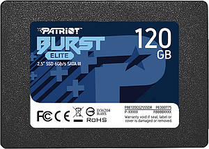 SSD диск 120GB Patriot Burst Elite 2.5" SATAIIII TLC (PBE120GS25SDR)