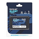 SSD диск 960GB Patriot Burst Elite 2.5" SATAIIII TLC (PBE960GS25SDR), фото 3