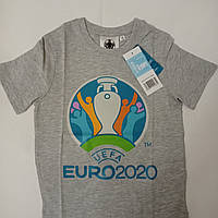 Стильна спортивна сіра футболка UEFA EURO 2020