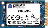 Накопитель твердотельный SSD 512GB Kingston KC600 mSATA SATAIII 3D TLC (SKC600MS/512G)