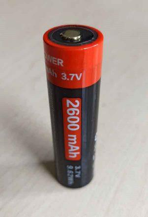 Акумулятор 18690 (18650) micro USB 2600 мАч Li-ion 3.7v Safeloop, фото 1