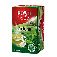 Чай зеленый в пакетиках упаковка 20пак.*1,5г ТМ Posti Польша