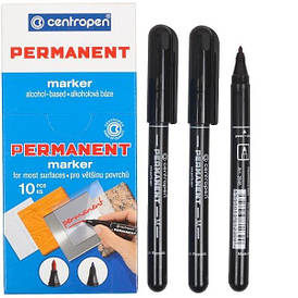 Маркер тонкий чорний 2846 CENTROPEN