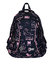 Шкільний рюкзак ST.RIGHT Cats 15", синій з Котиками, з першого класу 620997