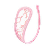 Труси без лямок мереживні жіночі універсальний рожевий