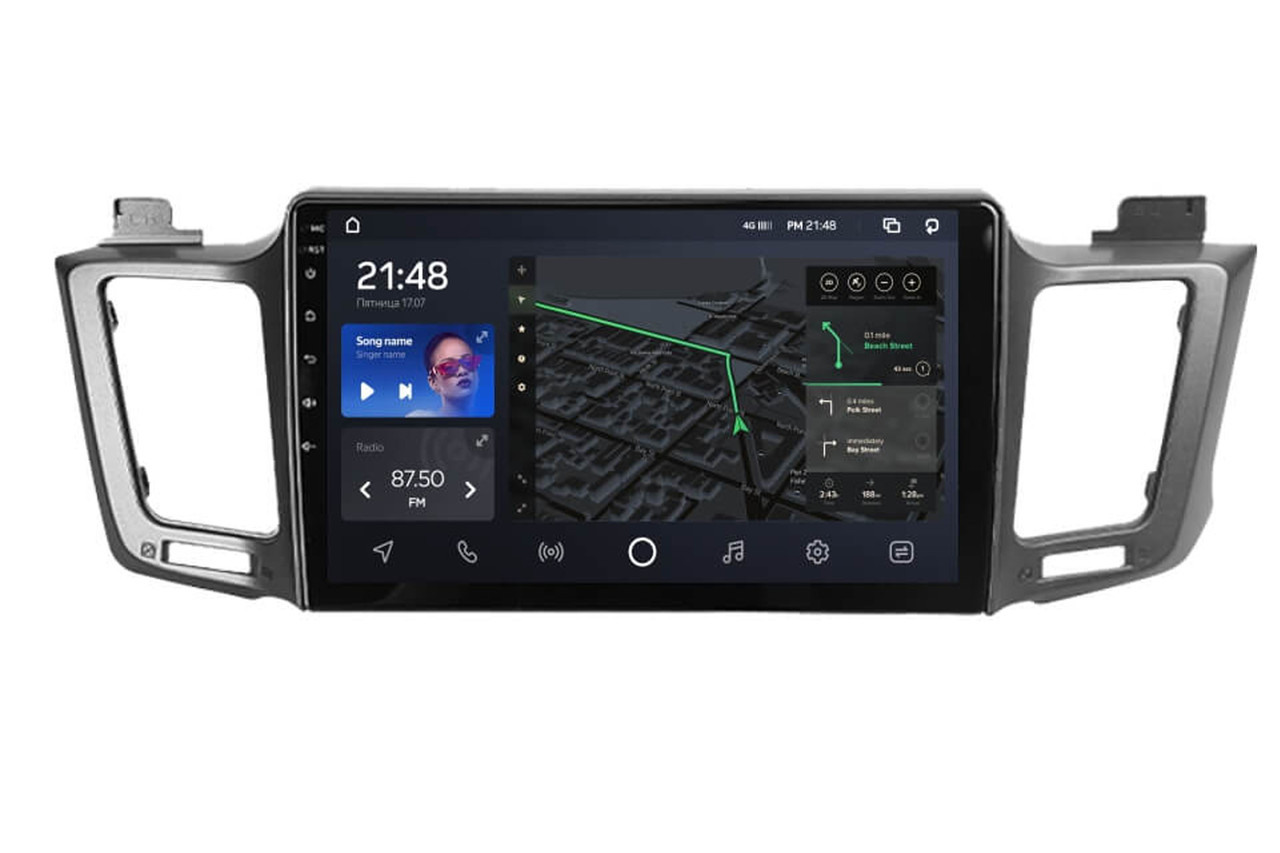 Штатна магнітола AMS T1010 3+32 Gb Toyota RAV4 4 XA40 5 XA50 2012-2018 (В) 10"