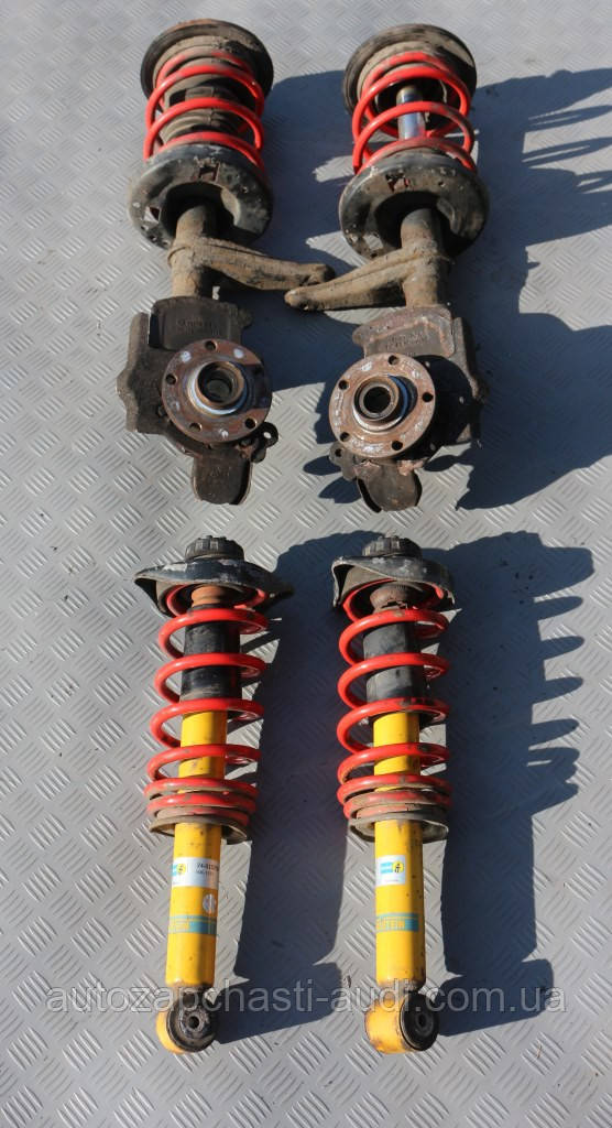 Спортивна занижена підвіска Bilstein B8 і KAW із заниження 55/35 мм. Audi 100 A6 C4 91-97г, фото 1