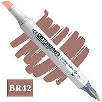 Маркер SKETCHMARKER Тонкий-Скошений наконечник BR042 Умбра Umber