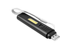 Ліхтар брелок 41L-UV+COB ультрафіолет, лазер, акумулятор, USB