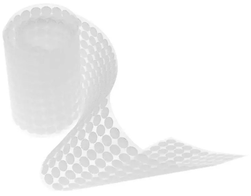 Ліпучки кружечки самоклеюються 15 мм 1000шт, білі, фото 1