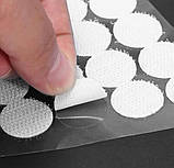 Ліпучки кружечки самоклеюються 15 мм 1000шт, білі, фото 6
