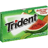 Жевательная резинка Trident Watermelon Twist Арбуз + Дыня (14 пластинок)
