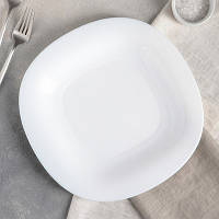 Тарелка квадратная подставная Luminarc Carine white 260 мм (H5604)