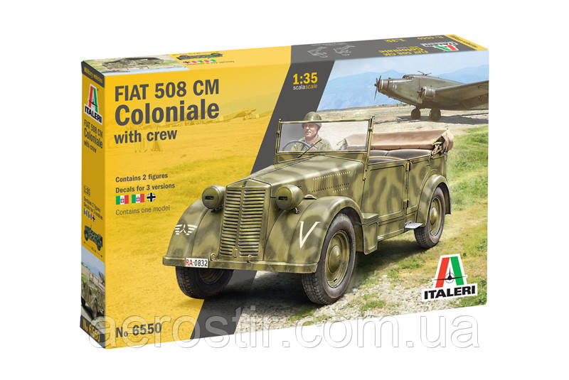 Fiat 508 CM Coloniale 1/35 Italeri 6550, фото 1