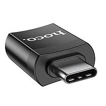 Перехідник HOCO UA17 Type-C на USB 4A, USB3.0 OTG, чорний, фото 5