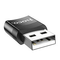 Перехідник HOCO UA17 USB на Type-C 3A, USB2.0, чорний, фото 3