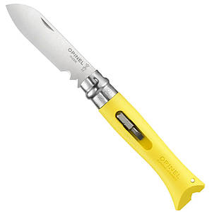 Ніж Opinel №9 DIY Yellow з набором викруток (Франція)