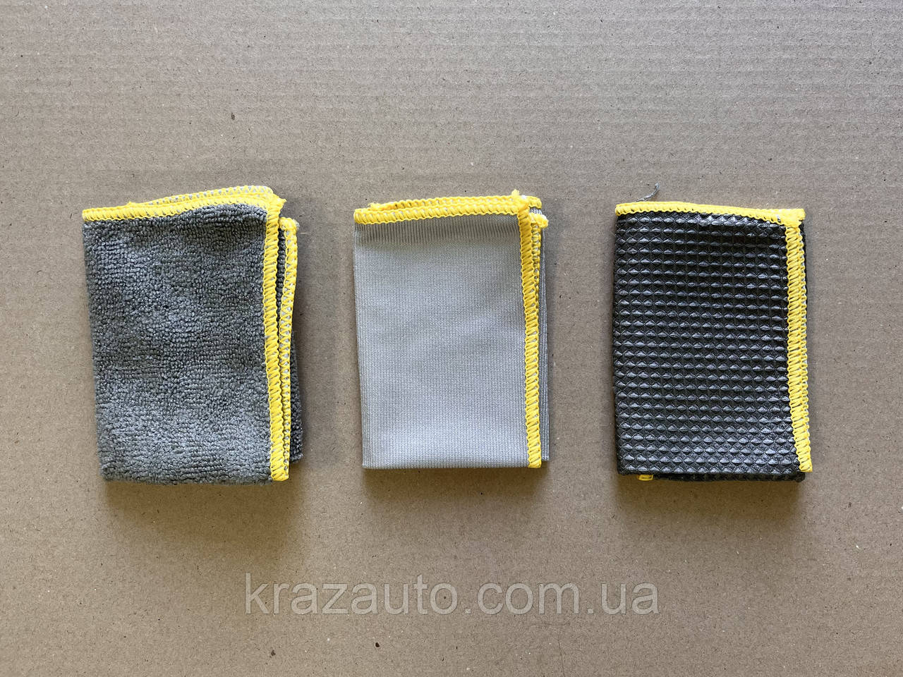 Набір для догляду за автомобілем (мікрофібра) 3 предмети DK-3MKF, фото 1