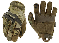 Тактические перчатки Mechanix M-Pact MultiCam - сенсорные,защита от ударов.Размер L