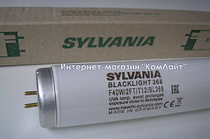 Лампа ультрафіолетова Sylvania F40W/2Ft/BL368 T12 600m (Німеччина)