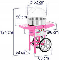 Апарат для солодкої вати Royal Catering RCZC-1200E 1200 W, фото 2