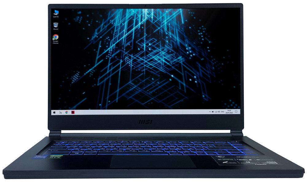 Ноутбук MSI Stealth 15M: Core i7-11375H/ DDR4 16 ГБ/ GeForce RTX 3060/ SSD NVMe 512 ГБ/ 15.6", 144 Гц