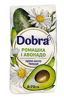 Туалетне крем-мило Dobra "Ромашка та авокадо" (5*70г.)