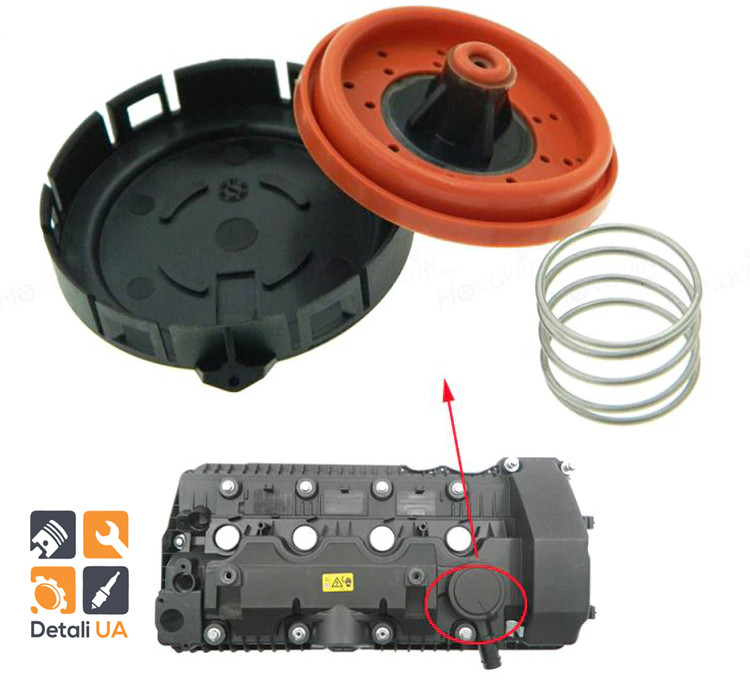 Ремкомплект клапанної кришки BMW N62, E53, X5, E60, E63, E64, E65, 11127547058,11127537733