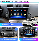 Junsun 4G Android магнітола для Toyota Highlander 2007-2013, фото 2