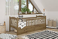 Кровать детская с бортиком "Карина" (массив дерева)