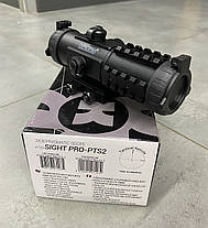 Приціл коліматорний KONUS SIGHT-PRO PTS2 3x30 (призматичний), 2.8 MOA, червона / синя точка, фото 3