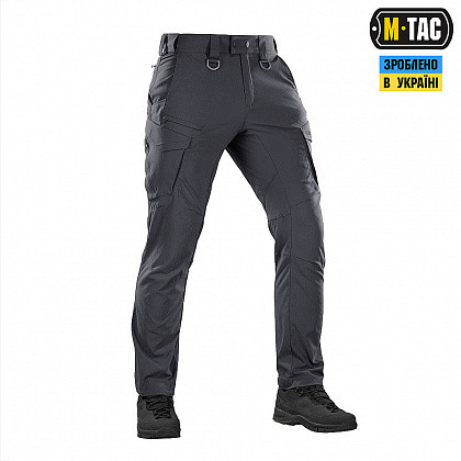 Тактичні штани Rip-Stop чоловічі літні однотонні сірі M-TAC Aggressor Summer Flex, розмір 36/36